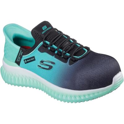 Skechers, Chaussures de travail, S1 Work Slip-Ins teal Chaussures de sécurité (S1, 36) - Publicité Skechers, Chaussures de travail, S1 Work Slip-Ins teal Chaussures de sécurité (S1, 36) - Publicité