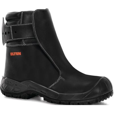 Elten, Chaussures de travail, Bottes de fonderie Calvin taille 42 noir cuir vachette S3 SRC HRO HI1 Fe Al EN ISO 20349 (S3, 42) - Publicité Elten, Chaussures de travail, Bottes de fonderie Calvin taille 42 noir cuir vachette S3 SRC HRO HI1 Fe Al EN ISO 20349 (S3, 42) - Publicité