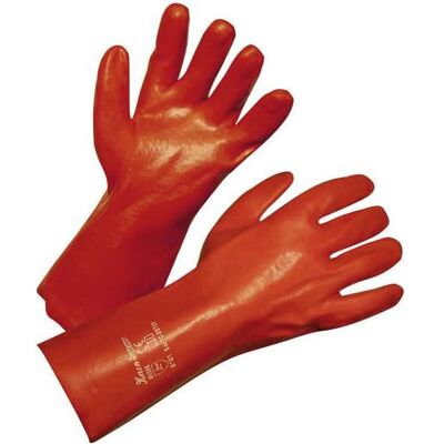 Kerbl, Gants de protection, 29729 Gant de protection en PVC, rouge-brun, longueur 35cm (10) - Publicité Kerbl, Gants de protection, 29729 Gant de protection en PVC, rouge-brun, longueur 35cm (10) - Publicité