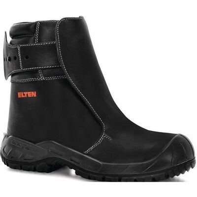Elten, Chaussures de travail, Bottes de fonderie Calvin taille 40 noir cuir vachette S3 SRC HRO HI1 Fe Al EN ISO 20349 (S3, 40) - Publicité Elten, Chaussures de travail, Bottes de fonderie Calvin taille 40 noir cuir vachette S3 SRC HRO HI1 Fe Al EN ISO 20349 (S3, 40) - Publicité