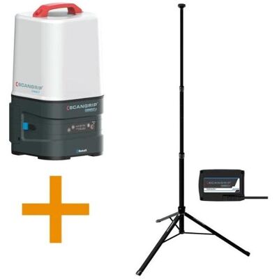 Scangrip, Éclairage pour atelier, Kit de lampes de travail Area 10 (10000 lm) - Publicité Scangrip, Éclairage pour atelier, Kit de lampes de travail Area 10 (10000 lm) - Publicité