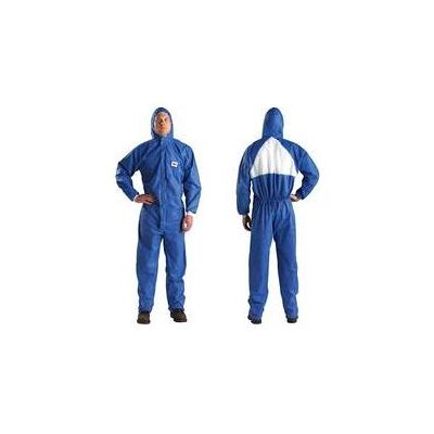 3M Combinaison de protection + bleu de travail, Combinaison de protection blanche sur bleu M (M) - Publicité 3M Combinaison de protection + bleu de travail, Combinaison de protection blanche sur bleu M (M) - Publicité