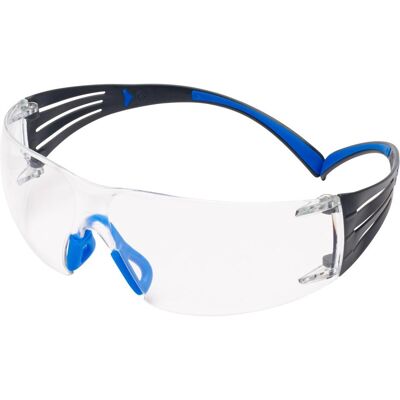 3M Lunettes de sécurité + protection visage, Lunettes de protection SecureFit™-SF400 EN 166-1FT branches bleu-gris,écran gris PC - Publicité 3M Lunettes de sécurité + protection visage, Lunettes de protection SecureFit™-SF400 EN 166-1FT branches bleu-gris,écran gris PC - Publicité