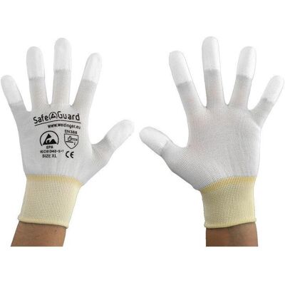 Top Swede, Gants de protection, Gant ESD, bouts de doigts enduits (blanc) Taille XL : jaune (XL) - Publicité Top Swede, Gants de protection, Gant ESD, bouts de doigts enduits (blanc) Taille XL : jaune (XL) - Publicité