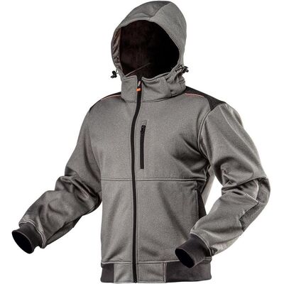 Topex, Veste de travail, Veste softshell coupe-vent grise/noire XL (XL) - Publicité Topex, Veste de travail, Veste softshell coupe-vent grise/noire XL (XL) - Publicité