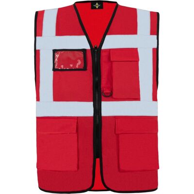 Korntex KX226 Gilet de sécurité Rouge - Gilet de sécurité - Publicité Korntex KX226 Gilet de sécurité Rouge - Gilet de sécurité - Publicité