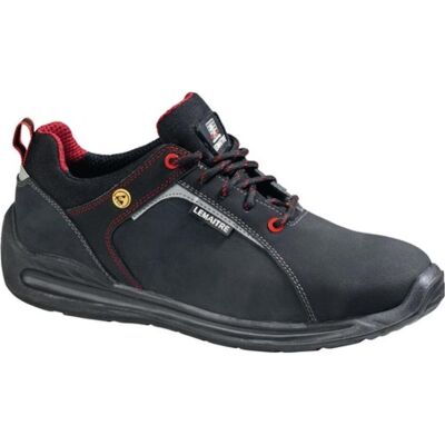 Lemaitre, Chaussures de travail, Chaussures de sécurité Super X Low taille 42 noir S3 SRC ESD EN ISO 20345 cuir nubuck (S3, 42) - Publicité Lemaitre, Chaussures de travail, Chaussures de sécurité Super X Low taille 42 noir S3 SRC ESD EN ISO 20345 cuir nubuck (S3, 42) - Publicité