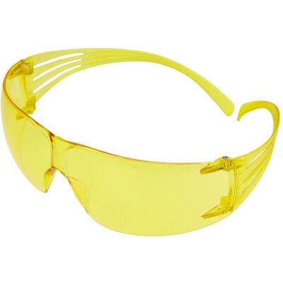 Lunettes de protection 3M Securefit 200 - Anti-buée, Jaune - Publicité Lunettes de protection 3M Securefit 200 - Anti-buée, Jaune - Publicité