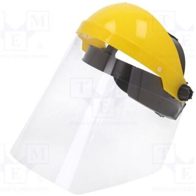 Lahti Pro, Casque + charlotte, Protection anti-éclaboussures en polycarbonate 1 mm Baldaquin (L1520300) - Publicité Lahti Pro, Casque + charlotte, Protection anti-éclaboussures en polycarbonate 1 mm Baldaquin (L1520300) - Publicité