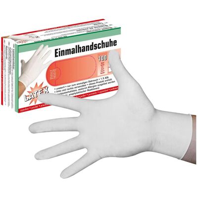 Kerbl, Gants de protection, Gants en latex taille L légèrement poudrés,Unité de vente:100p. (L) - Publicité Kerbl, Gants de protection, Gants en latex taille L légèrement poudrés,Unité de vente:100p. (L) - Publicité