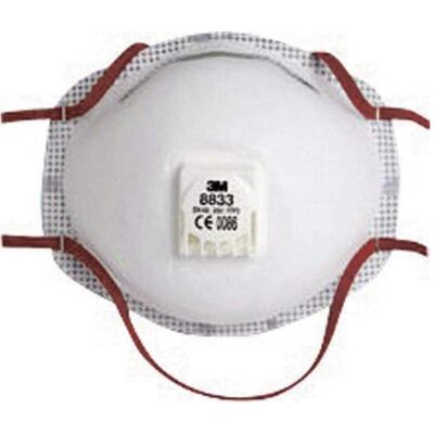 3M Masque de protection respiratoire, Masque contre les poussières fines avec valve (FFP3, 1x) - Publicité 3M Masque de protection respiratoire, Masque contre les poussières fines avec valve (FFP3, 1x) - Publicité