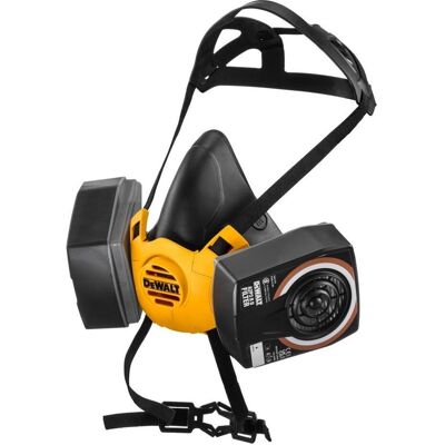 DeWalt, Masque de protection respiratoire, DXIR1HMLA2P3 Lichtgewicht Halfgelaatsmasker met A2P3 filters - Maat L (A2P3, 1x) - Publicité DeWalt, Masque de protection respiratoire, DXIR1HMLA2P3 Lichtgewicht Halfgelaatsmasker met A2P3 filters - Maat L (A2P3, 1x) - Publicité