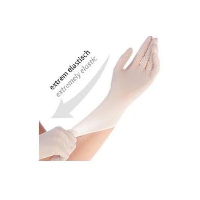 Gants en nitrile Hygostar Safe Super Stretch - Gants jetables - Publicité Gants en nitrile Hygostar Safe Super Stretch - Gants jetables - Publicité