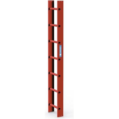 Zarges, Échelle, Échelle de toit 2,0 m rouge brique 7nombre de barreaux (200 cm) - Publicité Zarges, Échelle, Échelle de toit 2,0 m rouge brique 7nombre de barreaux (200 cm) - Publicité