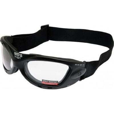 Yato, Lunettes de sécurité + protection visage, Russell - Publicité Yato, Lunettes de sécurité + protection visage, Russell - Publicité