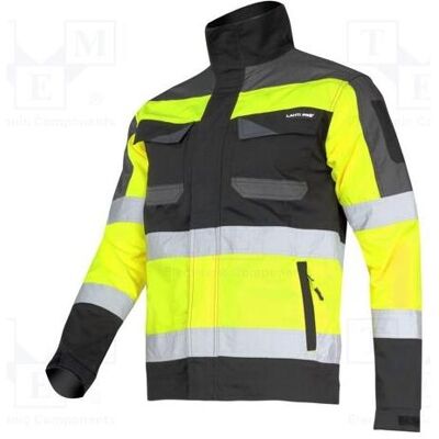 Lahti Pro, Veste de travail, Veste de signalisation noire et jaune, taille XL (L4041104) (XL) - Publicité Lahti Pro, Veste de travail, Veste de signalisation noire et jaune, taille XL (L4041104) (XL) - Publicité