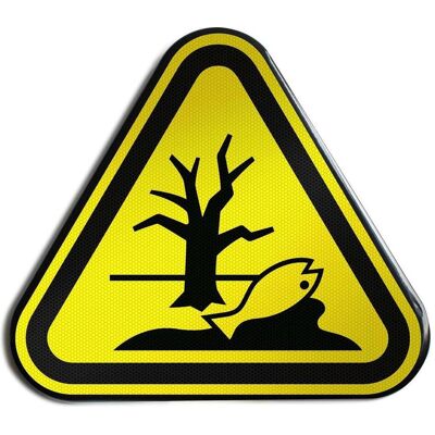 Brady, Signalisation de sécurité, ISO Panneau de sécurité - Avertissement substances ou mélanges dangereux pour l'environnement - Publicité Brady, Signalisation de sécurité, ISO Panneau de sécurité - Avertissement substances ou mélanges dangereux pour l'environnement - Publicité