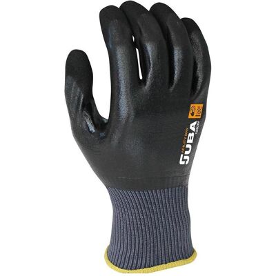Juba, Gants de protection, Gant en nylon entièrement enduit de nitrile, noir, s-11 (11) - Publicité Juba, Gants de protection, Gant en nylon entièrement enduit de nitrile, noir, s-11 (11) - Publicité
