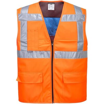 Portwest, Gilet, Gilet de refroidissement orange, taille XXL/3XL - Publicité Portwest, Gilet, Gilet de refroidissement orange, taille XXL/3XL - Publicité