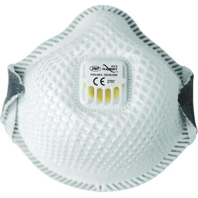 Jsp, Masque de protection respiratoire, Masque anti-poussière Flexinet 822, FFP2 V, taille M/L (FFP2) - Publicité Jsp, Masque de protection respiratoire, Masque anti-poussière Flexinet 822, FFP2 V, taille M/L (FFP2) - Publicité
