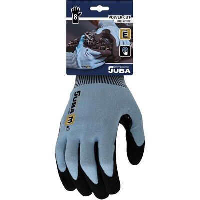 Juba, Gants de protection, Gant en polyester / paume en nitrile sablé k-rock, résistant aux coupures, tactile, s-06 (6) - Publicité Juba, Gants de protection, Gant en polyester / paume en nitrile sablé k-rock, résistant aux coupures, tactile, s-06 (6) - Publicité