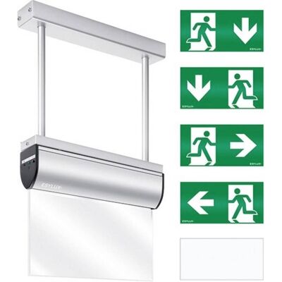 ESYLUX SLCEL LED - Lumière de signalisation LED de secours - Lumière de sortie de secours - Publicité ESYLUX SLCEL LED - Lumière de signalisation LED de secours - Lumière de sortie de secours - Publicité
