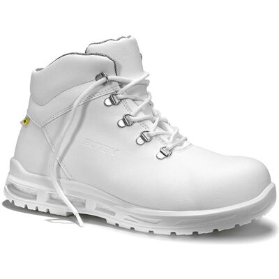 Bottes de sécurité Elten Brandon XXTM blanches, mi-mollet, ESD S3 - Sécurité et confort - Publicité Bottes de sécurité Elten Brandon XXTM blanches, mi-mollet, ESD S3 - Sécurité et confort - Publicité