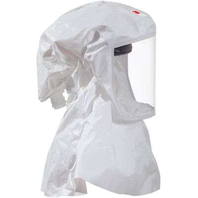 3M Lunettes de sécurité + protection visage, S-433L Cagoule légère jetable Blanc EN 12941, EN 166 - Publicité 3M Lunettes de sécurité + protection visage, S-433L Cagoule légère jetable Blanc EN 12941, EN 166 - Publicité