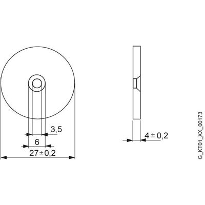 Siemens Modèle 6GT2600-3AC00 Transpondeur - Portée 280mm, ISO 15693 - Publicité Siemens Modèle 6GT2600-3AC00 Transpondeur - Portée 280mm, ISO 15693 - Publicité