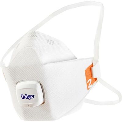 Dräger, Masque de protection respiratoire, X-plore 1920V (FFP2, 10x) - Publicité Dräger, Masque de protection respiratoire, X-plore 1920V (FFP2, 10x) - Publicité