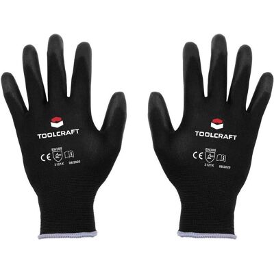 Toolcraft, Gants de protection, Gants de en polyamide avec revêtement PU taille 10 (10) - Publicité Toolcraft, Gants de protection, Gants de en polyamide avec revêtement PU taille 10 (10) - Publicité