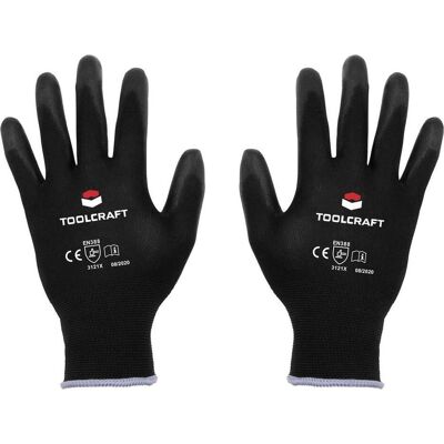 Toolcraft, Gants de protection, Gants de en polyester avec revêtement PU taille 7 (7) - Publicité Toolcraft, Gants de protection, Gants de en polyester avec revêtement PU taille 7 (7) - Publicité