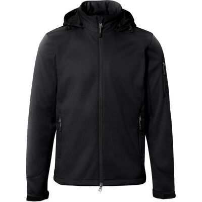 Hakro, Veste de travail, Veste Softshell Ontario noir taille XL (XL) - Publicité Hakro, Veste de travail, Veste Softshell Ontario noir taille XL (XL) - Publicité