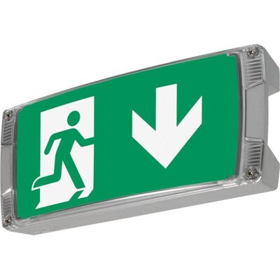 Ceag LED S CG-S - Lumière de signalisation de sortie d'urgence - Montage mural - Alimentation centrale - Publicité Ceag LED S CG-S - Lumière de signalisation de sortie d'urgence - Montage mural - Alimentation centrale - Publicité