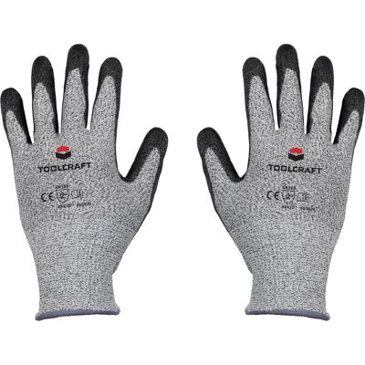 Toolcraft, Gants de protection, Gant de protection anti-coupures niveau D avec revêtement PU taille 7 (7) - Publicité Toolcraft, Gants de protection, Gant de protection anti-coupures niveau D avec revêtement PU taille 7 (7) - Publicité