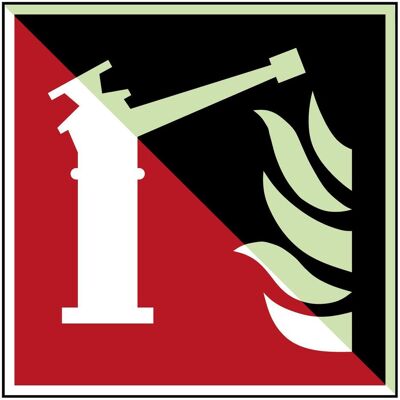 Brady, Signalisation de sécurité, Plaque de sécurité ISO - Canon à incendie - Publicité Brady, Signalisation de sécurité, Plaque de sécurité ISO - Canon à incendie - Publicité