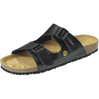 Abeba, Chaussures de travail, Chaussure professionnelle ESD OB,A,E,FO,SRA 2 lanières, noir Gr.43 (OB, 43) - Publicité Abeba, Chaussures de travail, Chaussure professionnelle ESD OB,A,E,FO,SRA 2 lanières, noir Gr.43 (OB, 43) - Publicité