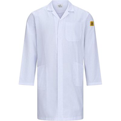 Safeguard, Veste de travail, Blouse de travail ESD 'EcoLine' blanc (XS) - Publicité Safeguard, Veste de travail, Blouse de travail ESD 'EcoLine' blanc (XS) - Publicité