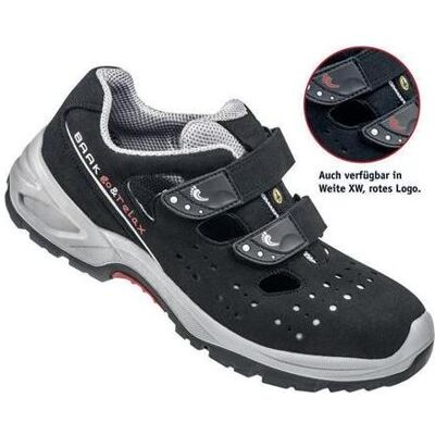 Baak, Chaussures de travail, Sicherheitssandale Hardy Gr.39 N schwarz/grau Mikrofaser S1P SRC ESD EN20345 (S1P, 39) - Publicité Baak, Chaussures de travail, Sicherheitssandale Hardy Gr.39 N schwarz/grau Mikrofaser S1P SRC ESD EN20345 (S1P, 39) - Publicité