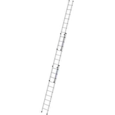 MUNK Günzburger Steigtechnik - Échelle télescopique 3x10 barreaux, 3060mm rétractée 6980mm déployée - Publicité MUNK Günzburger Steigtechnik - Échelle télescopique 3x10 barreaux, 3060mm rétractée 6980mm déployée - Publicité