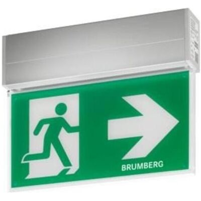 Brumberg 79230264 Lampe LED de signalisation de secours - Montage mural/au plafond - Publicité Brumberg 79230264 Lampe LED de signalisation de secours - Montage mural/au plafond - Publicité