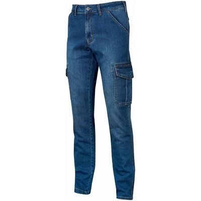 Upower, Pantalon de travail, Pantalon en jean U-Power Bleu Guado Taille L (L) - Publicité Upower, Pantalon de travail, Pantalon en jean U-Power Bleu Guado Taille L (L) - Publicité