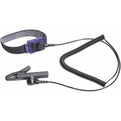 Bernstein, Protection au travail : accessoires, Bracelet de contact ESD avec câble spiralé (Protection statique) - Publicité Bernstein, Protection au travail : accessoires, Bracelet de contact ESD avec câble spiralé (Protection statique) - Publicité