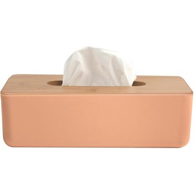 MSV, Rangement pour salle de bains, Boîte de lingettes cosmétiques Peach Kamla - Publicité MSV, Rangement pour salle de bains, Boîte de lingettes cosmétiques Peach Kamla - Publicité