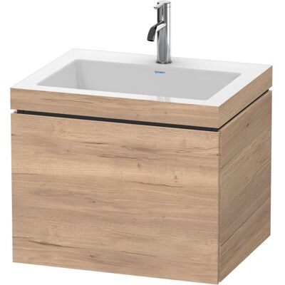 Duravit Ensemble de meubles de salle de bain, L-Cube c-bonded Ensemble suspendu, 1 tiroir, sans trop-plein, 1 trou pour robinet, 600x500x480mm - Publicité Duravit Ensemble de meubles de salle de bain, L-Cube c-bonded Ensemble suspendu, 1 tiroir, sans trop-plein, 1 trou pour robinet, 600x500x480mm - Publicité