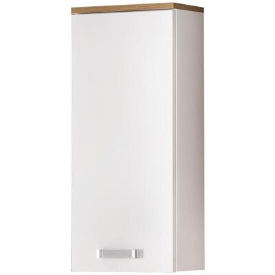 Armoire de Salle de Bain SCHILDMEYER Malina - Blanc & Chêne Landhaus - 32,7x72,3x16,3 cm - Publicité Armoire de Salle de Bain SCHILDMEYER Malina - Blanc & Chêne Landhaus - 32,7x72,3x16,3 cm - Publicité