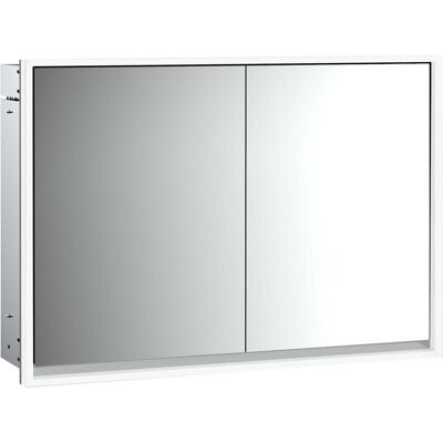 Armoire Miroir de Salle de Bain Emco - Éclairage LED, 2 Portes, Encastré - Blanc - Publicité Armoire Miroir de Salle de Bain Emco - Éclairage LED, 2 Portes, Encastré - Blanc - Publicité