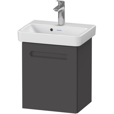 Meuble sous lavabo Duravit mural - Graphite Mat, 1 porte, 390x316mm - Publicité Meuble sous lavabo Duravit mural - Graphite Mat, 1 porte, 390x316mm - Publicité