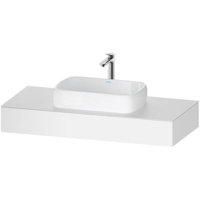 Console Duravit Qatego Blanc Mat - Fixée au mur, 1200x550mm, Modèle QA48020 - Publicité Console Duravit Qatego Blanc Mat - Fixée au mur, 1200x550mm, Modèle QA48020 - Publicité