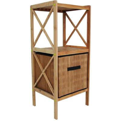 MSV, Étagère de salle de bain, ETAGERE BAMBU 3 NIVEAUX 36,5X33X85CM (36.50 x 33 x 85 cm) - Publicité MSV, Étagère de salle de bain, ETAGERE BAMBU 3 NIVEAUX 36,5X33X85CM (36.50 x 33 x 85 cm) - Publicité